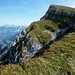 Der Wiesengrat zum Rautistock - im Hintergrund das Alpsteinmassiv