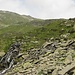 Blick hoch zum Passo Predelp