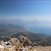 auf dem Monte Bulgheria mit Blick über die Bucht von Polikastro zu den Bergen Basilikatas
