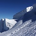 Eisbruch in der Dôme du Goûter Nordwestflanke.