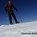 Auf dem Dôme du Goûter (4304m). Der relativ einfach zugängliche Berg wurde erstmals am 17.9.1784 von Jean-Marie Couttet und François Cuidet bestiegen.