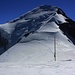 Aussicht vom Dôme du Goûter (4304m) auf den Mont Blanc (4810,45m).