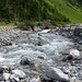 Der reißende Fluss, hier mal schön zu fotografieren. - Von Madau (1310m) ins Parseiertal (ca. 1700m).