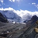 Die Dent d'Hérens - eine prächtige Nordwand - ab und zu donnerte es und dann kam wieder eine Lawine runter.. 