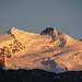 Einzigartige Abendsonne an den höchsten Gifpel der Schweiz..