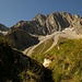 Aufstieg aus dem Parseiertal (ca. 1700m) zur Grießlscharte (2632m).