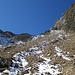 Unterhalb der Grießlscharte (2632m). - Aufstieg aus dem Parseiertal (ca. 1700m).