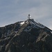 Die Valluga-Bergstation (2809m) nochmal herangezoomt. - Aufstieg von der Erlachalpe (1922m) zum Erlijoch (2430m).