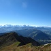 Blick vom Fürstein in Richtung Berner Alpen.