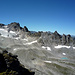 Pizolgletscher, das Gletschervorfeld und die Lavatinahörner
