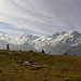 Panorama Höhbalmen - Mte.Rosa, Lyskamm, Castor, Pollux, Breithorn und Kl.Matterhorn