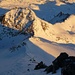 Abstieg am Nordgrat zum Skidepot und Leckipass 2892m, in gleicher Richtung hinauf zum Stellibodenhorn 2988m