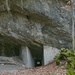 Grotte de Cottencher mit verschlossenem Eingang..