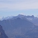 Sicht von Le Dôme rüber zum Arpelistock, dahinter das Wildhorn und hinten die Berner Alpen