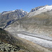 Die Gletscherzunge des Aletschgletscher's