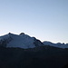 Nordend und Dufourspitze werden vom ersten Tageslicht wachgekitzelt