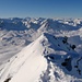 Gipfelgrat Jörihorn 2845m, Blick Richtung Flüelapass