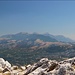 Blick zu den höchsten Bergen des Pollinogebirges