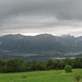 Lago di Annone con alle spalle Cornizzolo, Rai, Birone, Corni e Moregallo