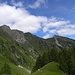 Blick nach Rosskopftorl,2493m,ganz links, Rosskopf(2603m) ein bisschen rechts,am Karnischen Hohenweg.