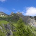 Links im dieses Bild sieht es sich den Weg zur Rosskopftorl und Obstantersee Hutte,mit Rosskopf(2603m) im Bildmitte.