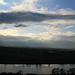 Blick vom Bogenberg über die Donau aufs Land