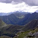 Zoom nach Osten in Karnischen Alpen,Zwolferspitz(2592m) im Bildmitte,Monte Peralba oder Hochweissstein(2694m)-rechts, im Hintergrund.