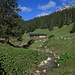 Ein schöner Ort zum Verweilen, wenn sie geöffnet ist und es ein Weißbier gibt: die Alpe Jägerhütte. Leider schließt sie am 3. Oktober wieder für dieses Jahr.