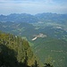 Blick in die Chiemgauer Alpen.