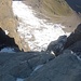 Kurz vor dem Gipfel, Blick über die Nordwand