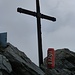 Das Gipfelkreuz mit dem kalten Gipfelbier - sorry, kein Calanda