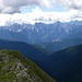 Brentoni Gruppe,nach Suden, in Karnischen Alpen.
