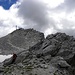 Das Gipfelkreuz des Grosse Kinigat,2689m,in Karnischen Alpen.