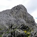 Grosse Kinigat oder Monte Cavallino, von Westen ausgehesen(Sandiger Boden oder Forcella Piani di Sabbia).