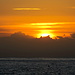 Sonnenaufgang über dem Ligurischen Meer am Morgen der Abreise