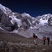 Aufstieg zur Suldenspitze mit perfektem Panorama im Hintergrund.