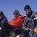 Achim, Jörg und Jürgen bei der Gipfelrast.
