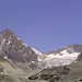 La Serpentine 3713m. (links) mit Glacier du Brenay (rechts)