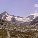 Glacier du Mt. Durand mit Mt. Avril, Tête de Balme und Tête Blanche (v.l.n.r.)