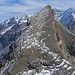 Aufstiegsroute zum Mettelhorn (vom Platthorn fotografiert)<br />Dieser Berg hat sich den Namen "Horn" redlich verdient.