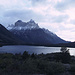 Lago Skottsberg, im Hintergrund die Cuernos del Paine.