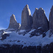 Die Torres del Paine, nach denen der Nationalpark benannt ist.