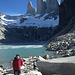 Tobias vor den Torres del Paine.