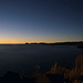 Blick über den Lago Titicaca. Fast wie ein Meer. Links am Horizont lassen leichte Unebenheiten am Horizont das nördliche Ufer erahnen.