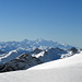 Blick zum Mont Blanc (4808m).