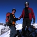 [u Alpinist] und [u Cyrill] feiern den Gipfelsieg
