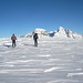 Dani und Roger suchen den höchsten Punkt vom Petersgrat (3202m).