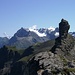 Archivbild, Blick auf den ausgesetzten Gipfel der Chläbdächer (Tour 2009)