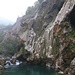 beim Wasserfall Krsko Vrelo, hier wird aus der Krčić die Krka
