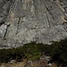 senkrechte Felswand - Felswand vom Eagle Peak Meadows